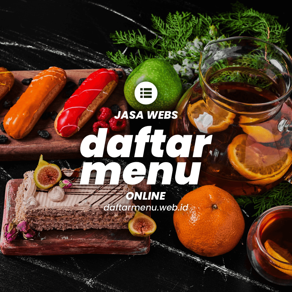 BUAT WEBSITE MENU RESTORAN