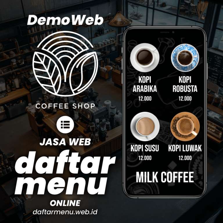DAFTAR MENU COFFEESHOP