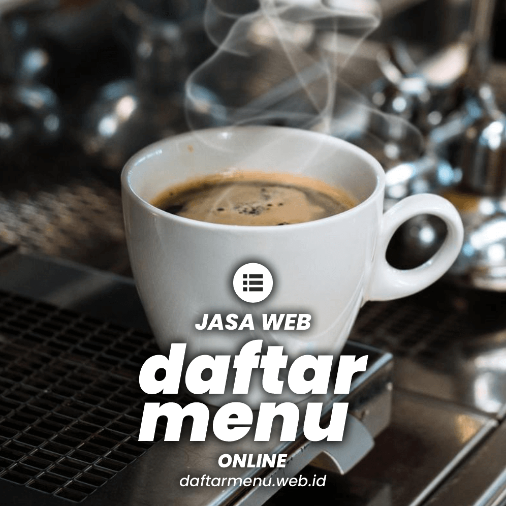 DAFTAR MENU MINUMAN ONLINE