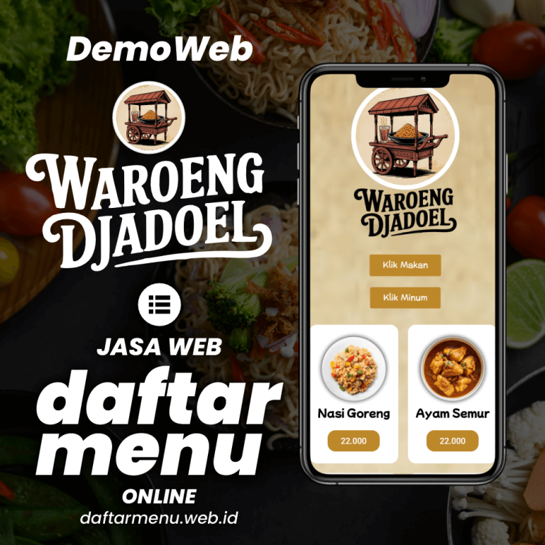DAFTAR MENU WAROENG DJADOEL