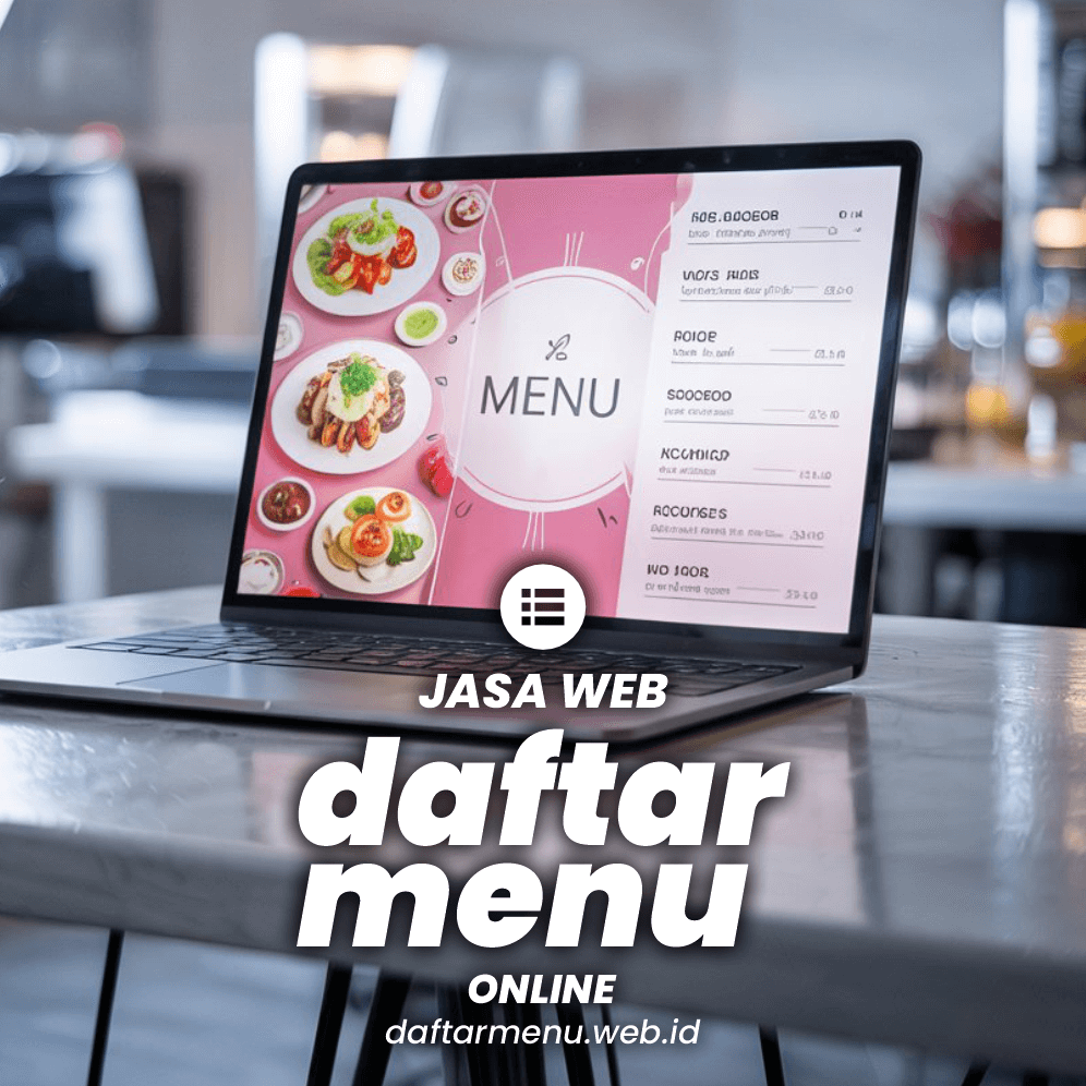 DAFTAR MENU WEBSITE RESPONSIVE