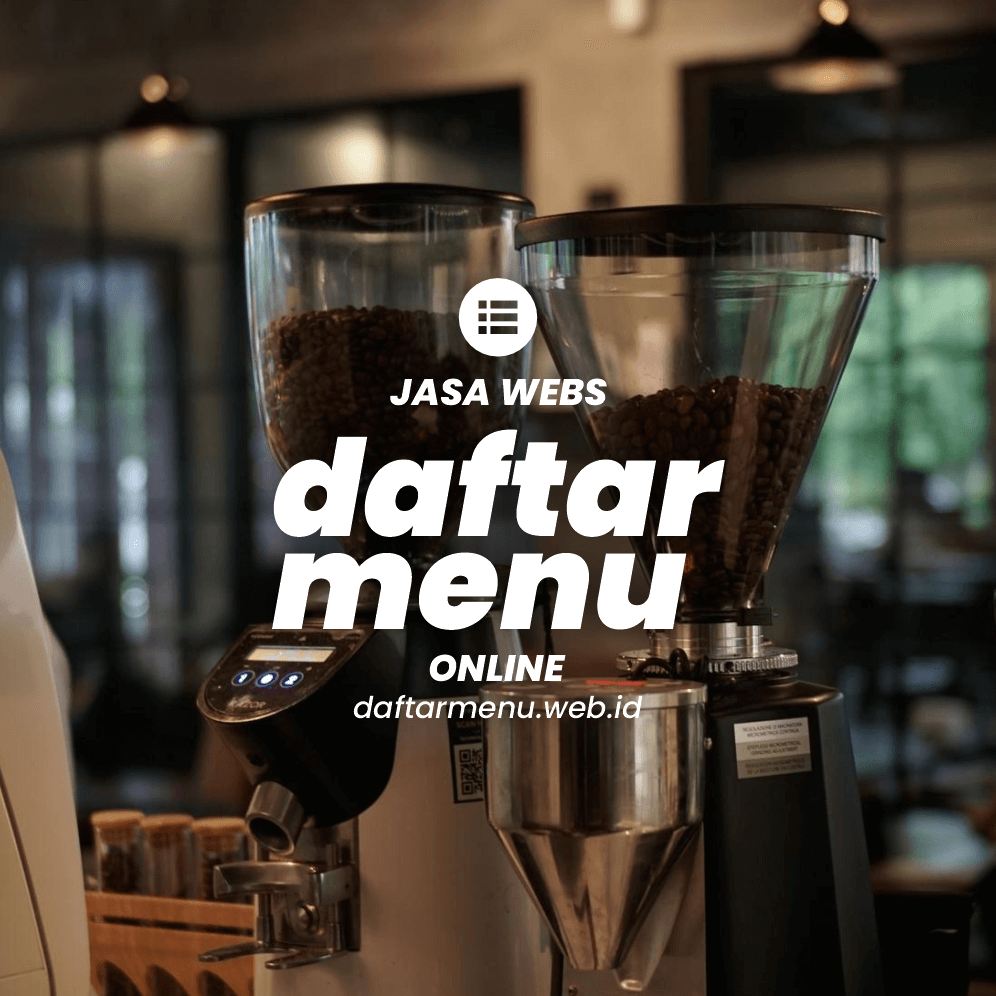 JASA WEBSITE MENU ONLINE