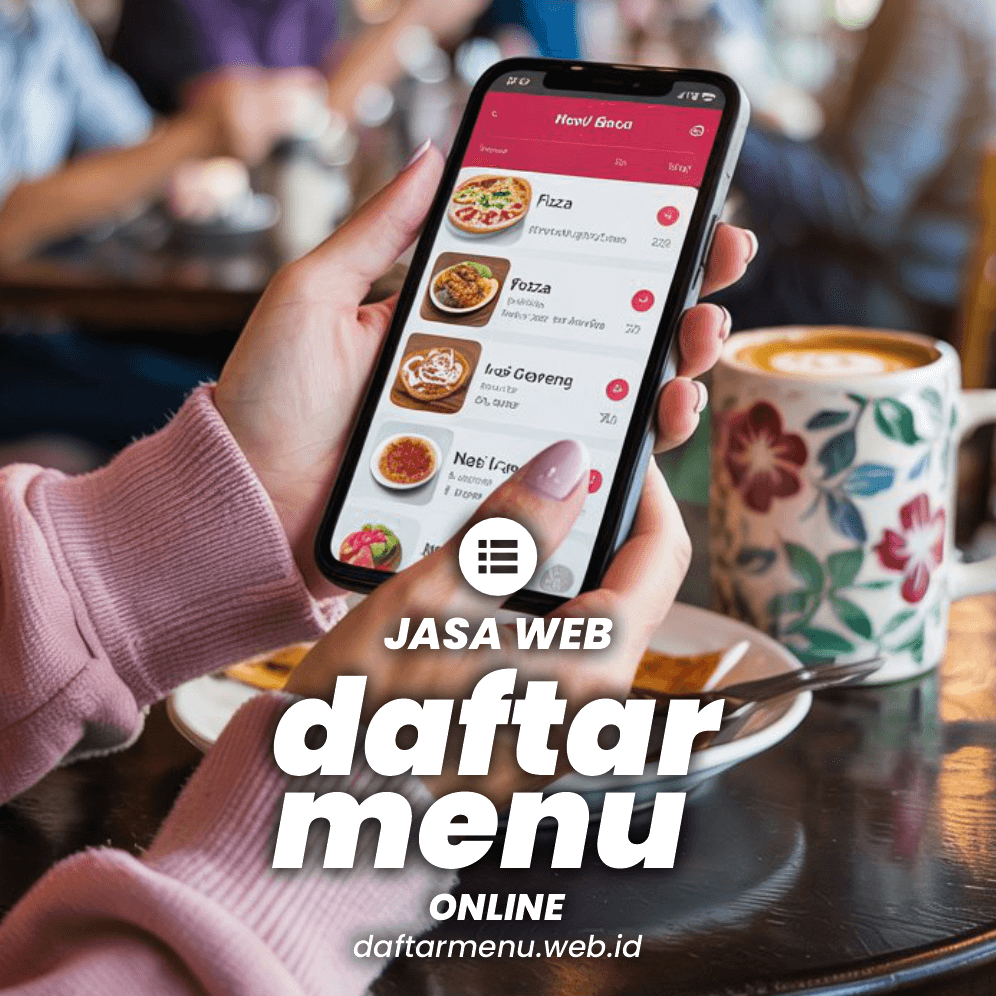 WEBSITE DAFTAR MENU ONLINE TANPA APLIKASI-