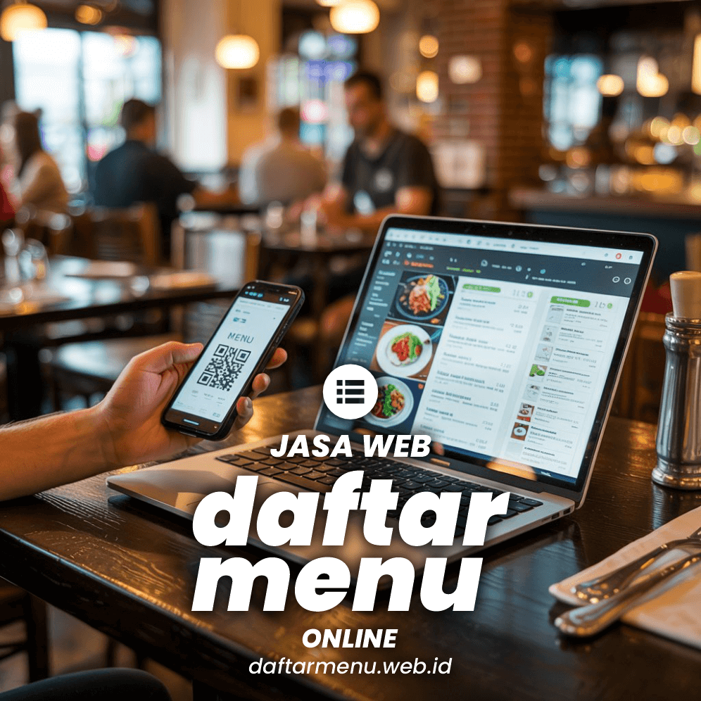 WEBSITE MENU DIGITAL UNTUK KAFE DAN RESTORAN