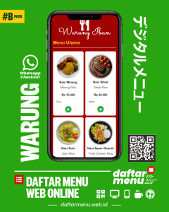 Daftar Menu Warung Modern Online