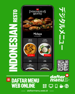 QR Menu Restoran Masakan Indonesia