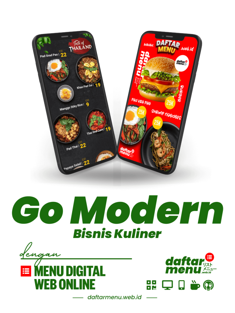 Go Modern Bisnis Kuliner Anda dengan Menu Digital