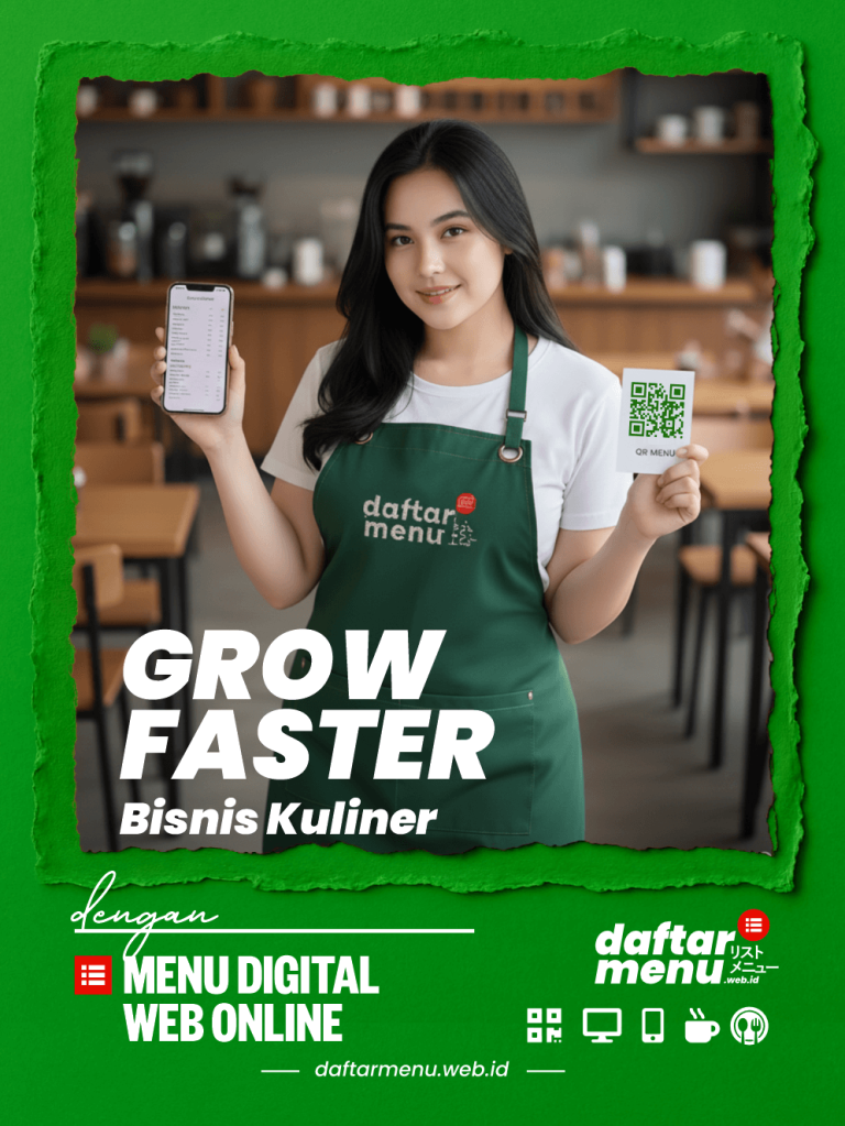 Grow Faster Bisnis Kuliner dengan Menu Digital