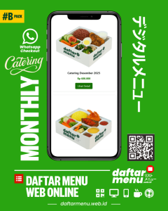 Solusi Digital Menu Catering Bulanan